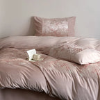 Bed Linen Set Satin Jacquard Breathable Wrinkle-Resistant