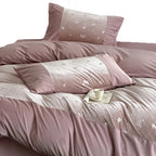 Bed Linen Set Satin Jacquard Breathable Wrinkle-Resistant