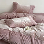 Bed Linen Set Satin Jacquard Breathable Wrinkle-Resistant