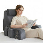 Bed Rest Pillow Contoured Memory Foam Removable Neck Pillow