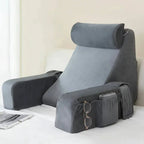 Bed Rest Pillow Contoured Memory Foam Removable Neck Pillow