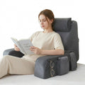 Bed Rest Pillow Memory Foam & Washable Velvet Cover