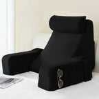 Bed Rest Pillow Memory Foam & Washable Velvet Cover