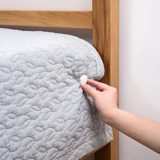 Bed Sheet Clips L-Shaped Easy-Install Fabric-Safe