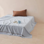 Bed Sheet & Pillowcase Set Cotton Satin Decorative Piping