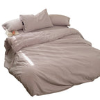 Bed Sheet Set 100% Cotton Jacquard Fade Resistant