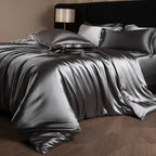 Bed Sheet Set 4-Piece Silky Sheen Duvet Cover