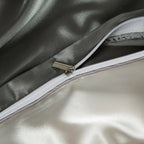 Bed Sheet Set 4-Piece Silky Sheen Duvet Cover