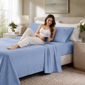 Bed Sheet Set Bamboo Ultra-Soft Moisture-Wicking