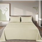 Bed Sheet Set Bamboo Ultra-Soft Moisture-Wicking