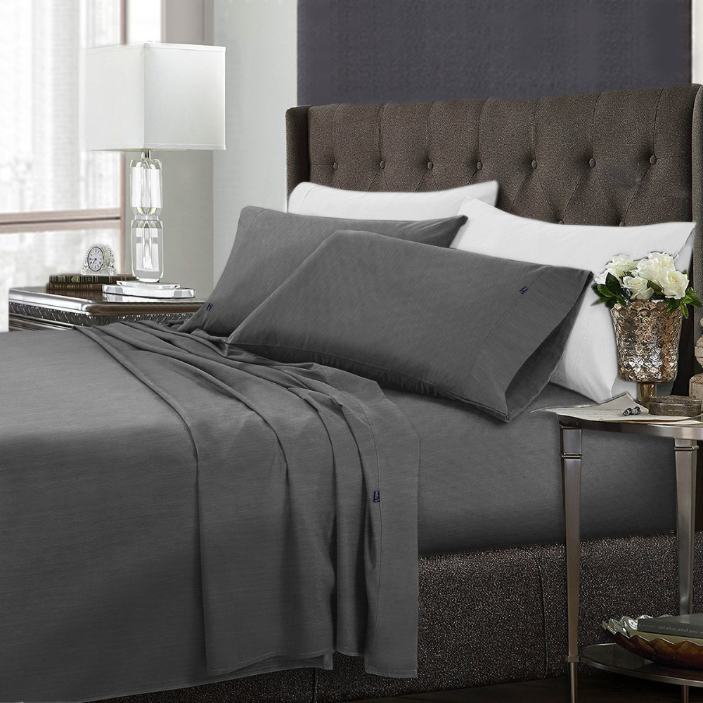 Bed Sheet Set Bamboo Ultra-Soft Moisture-Wicking