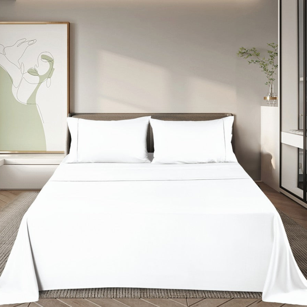 Bed Sheet Set Bamboo Ultra-Soft Moisture-Wicking