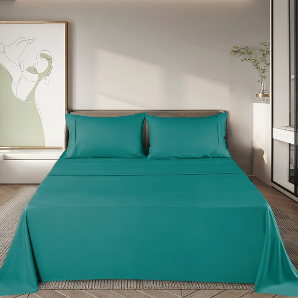 Bed Sheet Set Bamboo Ultra-Soft Moisture-Wicking