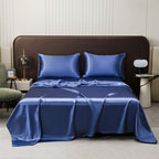 Bed Sheet Set Cooling Silky Satin & Moisture-Wicking
