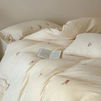 Bed Sheet Set Double Gauze Water-Washed Soft & Breathable
