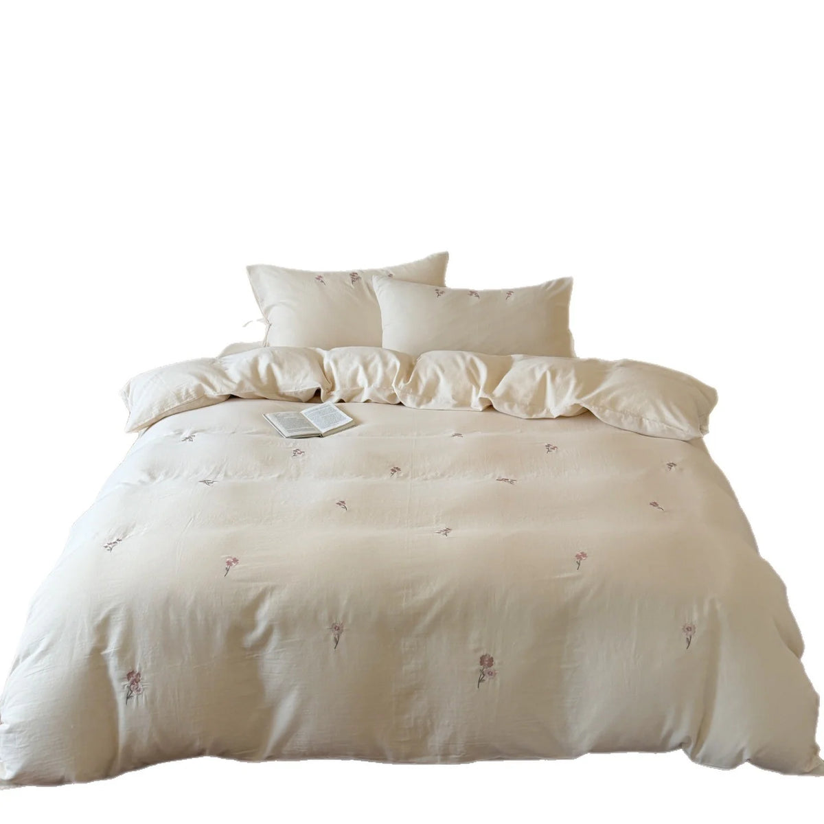 Bed Sheet Set Double Gauze Water-Washed Soft & Breathable