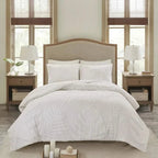 Bedding Set 100% Cotton Breathable Duvet Plus 2 Pillowcases