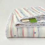 Bedding Set 100% Cotton Breathable Lace Edge