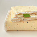 Bedding Set 100% Cotton Breathable Lace Edge