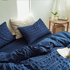 Bedding Set 100% Cotton Bubble Pattern 4 Piece