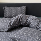 Bedding Set 100% Cotton Percale Temperature Regulating Fine Floral