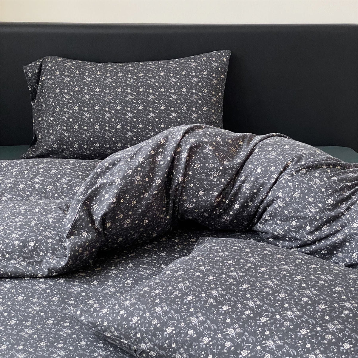 Bedding Set 100% Cotton Percale Temperature Regulating Fine Floral