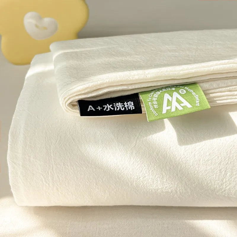 Bedding Set 100% Organic Percale Cotton Three Piece