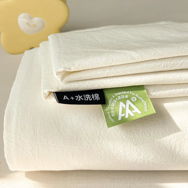 Bedding Set 100% Organic Percale Cotton Three Piece