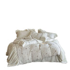 Bedding Set 4-Piece Cotton Embroidered Temperature-Regulating
