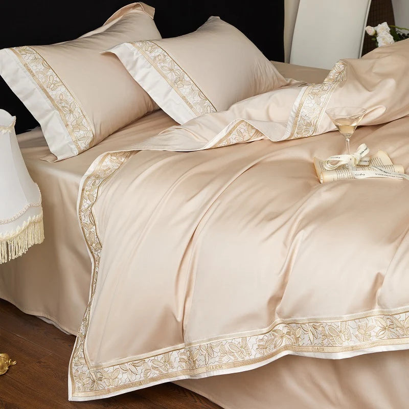 Bedding Set 4-Piece Long-Staple Cotton Soft & Durable