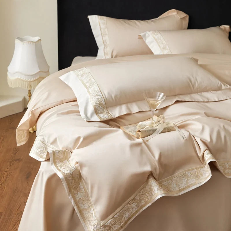 Bedding Set 4-Piece Long-Staple Cotton Soft & Durable