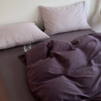 Bedding Set Breathable Cotton Blend & Zipper Duvet Cover