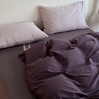 Bedding Set Breathable Cotton Blend & Zipper Duvet Cover