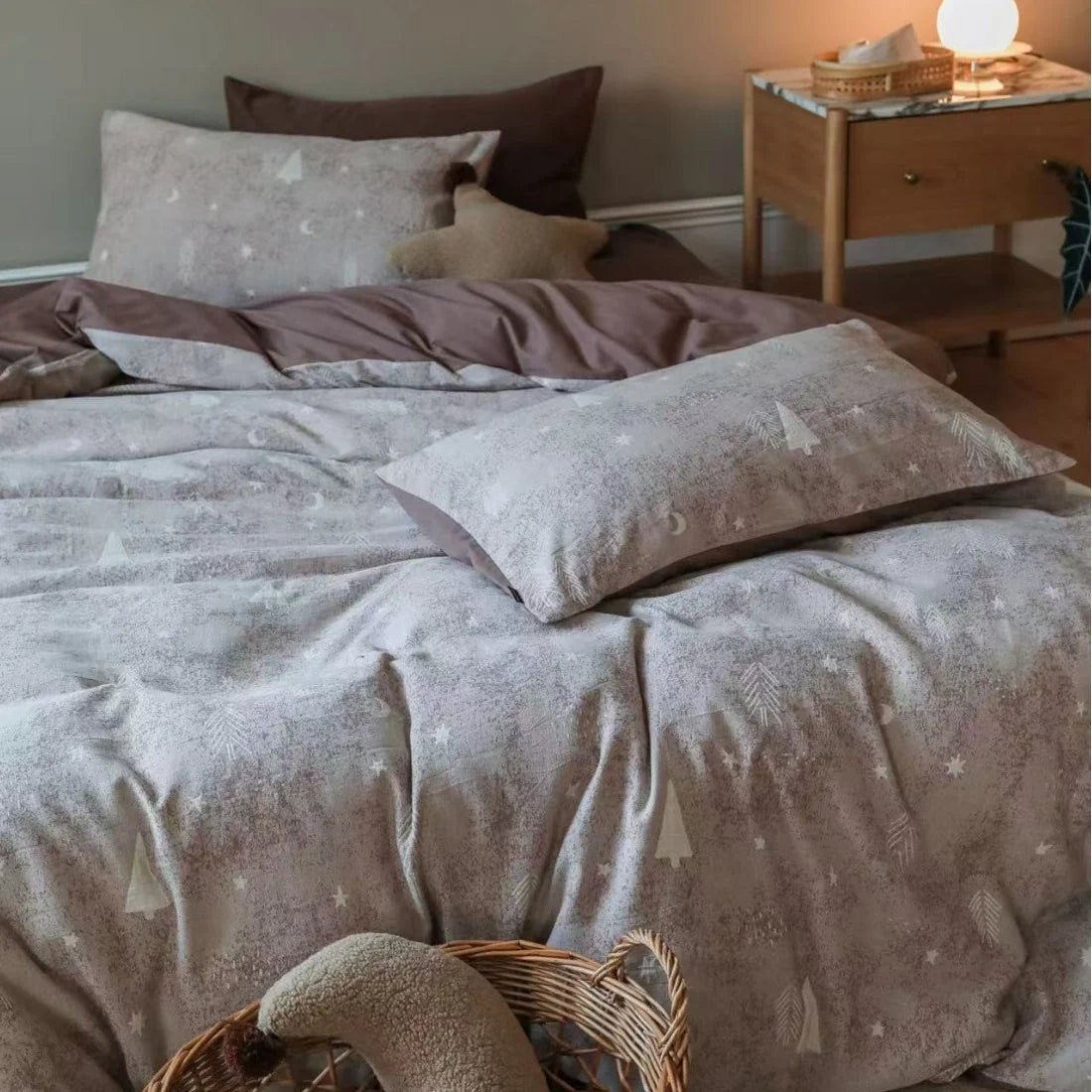Bedding Set Breathable Cotton Jacquard Temperature Regulating