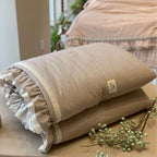 Bedding Set Breathable Cotton Lace Ruffles & Quilted