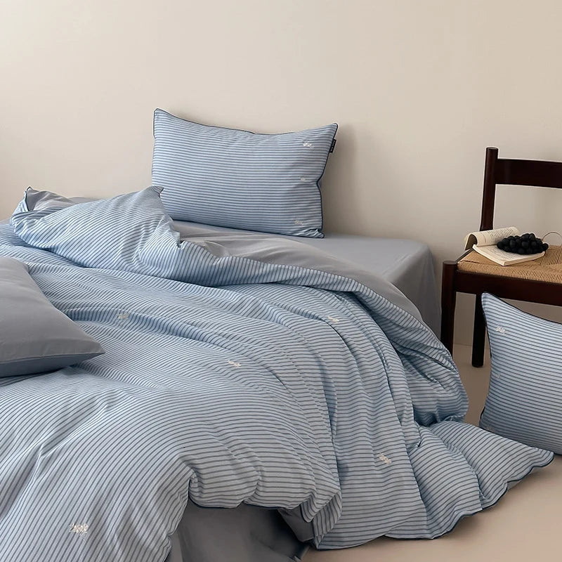 Bedding Set Breathable Cotton Machine Washable
