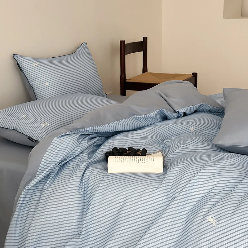 Bedding Set Breathable Cotton Machine Washable