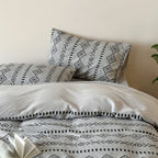 Bedding Set Breathable Cotton Machine Washable Set of 4