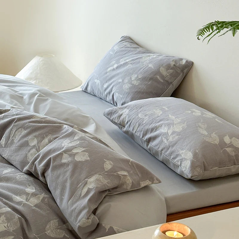 Bedding Set Breathable Cotton Percale Reversible