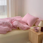 Bedding Set Breathable Cotton Percale Reversible Duvet