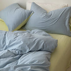 Bedding Set Breathable Cotton Percale Reversible Duvet