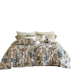 Bedding Set Cooling Lyocell Botanical Print Four Piece