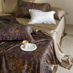 Bedding Set Cooling Lyocell Botanical Print Four Piece