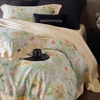 Bedding Set Cooling Lyocell Moisture-Wicking Four Piece