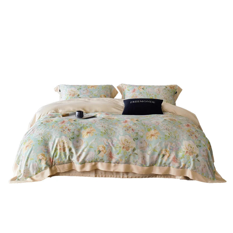 Bedding Set Cooling Lyocell Moisture-Wicking Four Piece