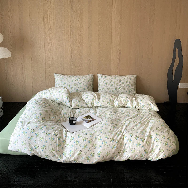 Bedding Set Cotton Breathable Machine Washable