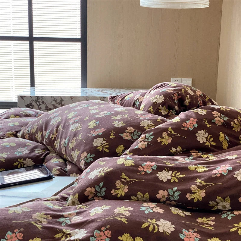 Bedding Set Cotton Breathable Machine Washable
