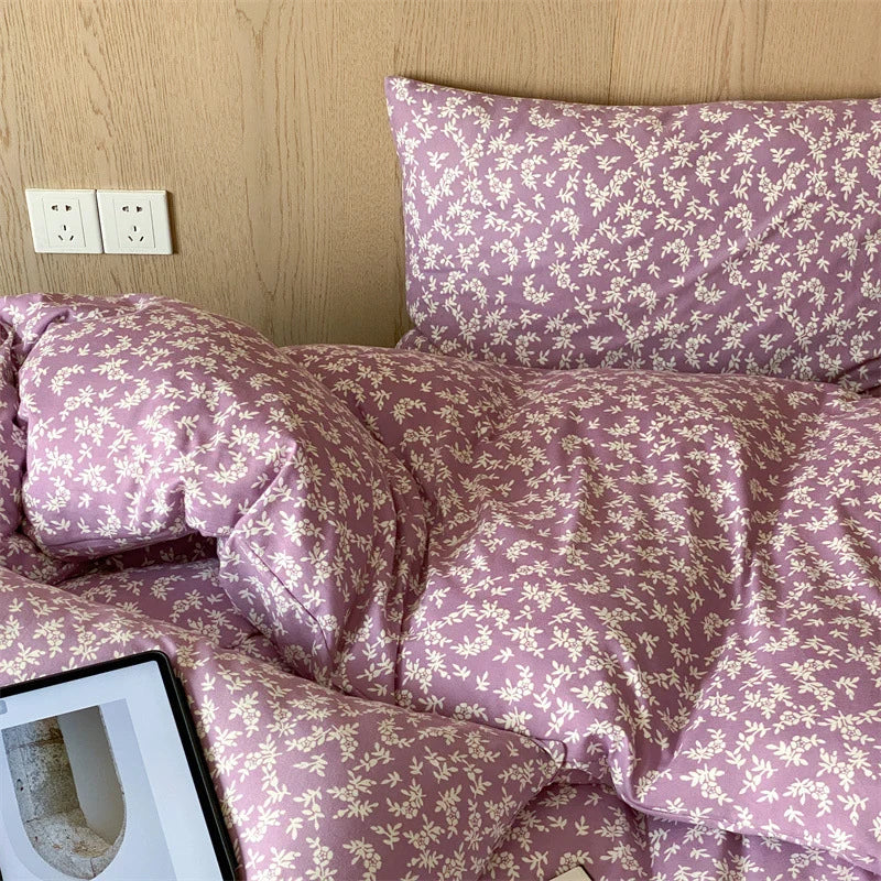 Bedding Set Cotton Breathable Machine Washable