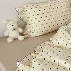 Bedding Set Cotton Gauze Breathable Ruffled Trim
