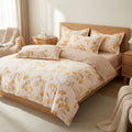 Bedding Set Cotton Ginkgo Pattern 4-Piece